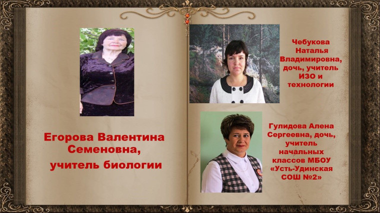 Педагогические династии!.