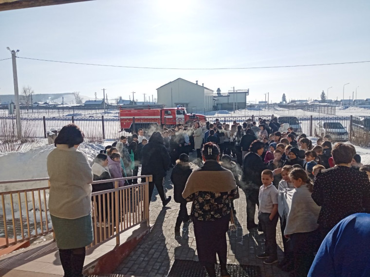 Тренировка по пожарной эвакуации.